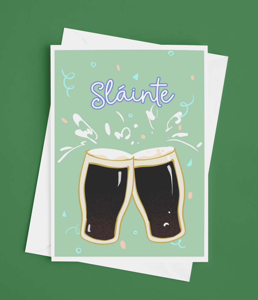 Cheers -  Irish Language Greetings Card