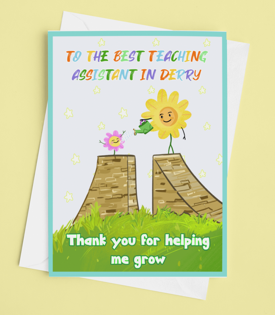 To The Teaching Assistant I Love So Well Greetings Card