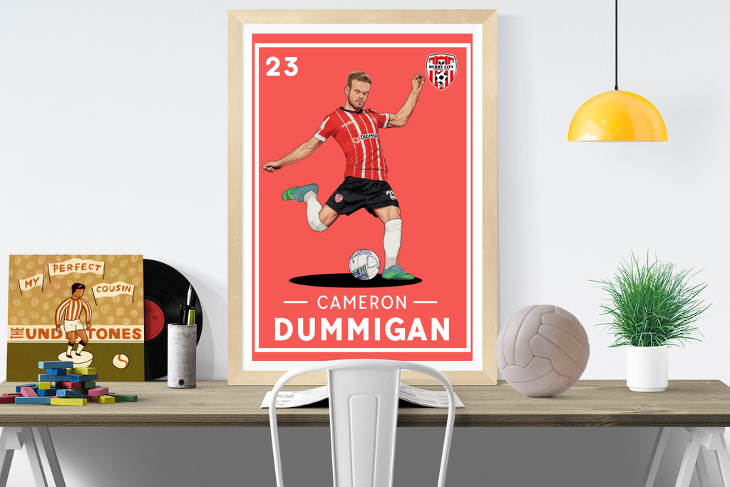 Cameron Dummigan 23 Derry City FC Print