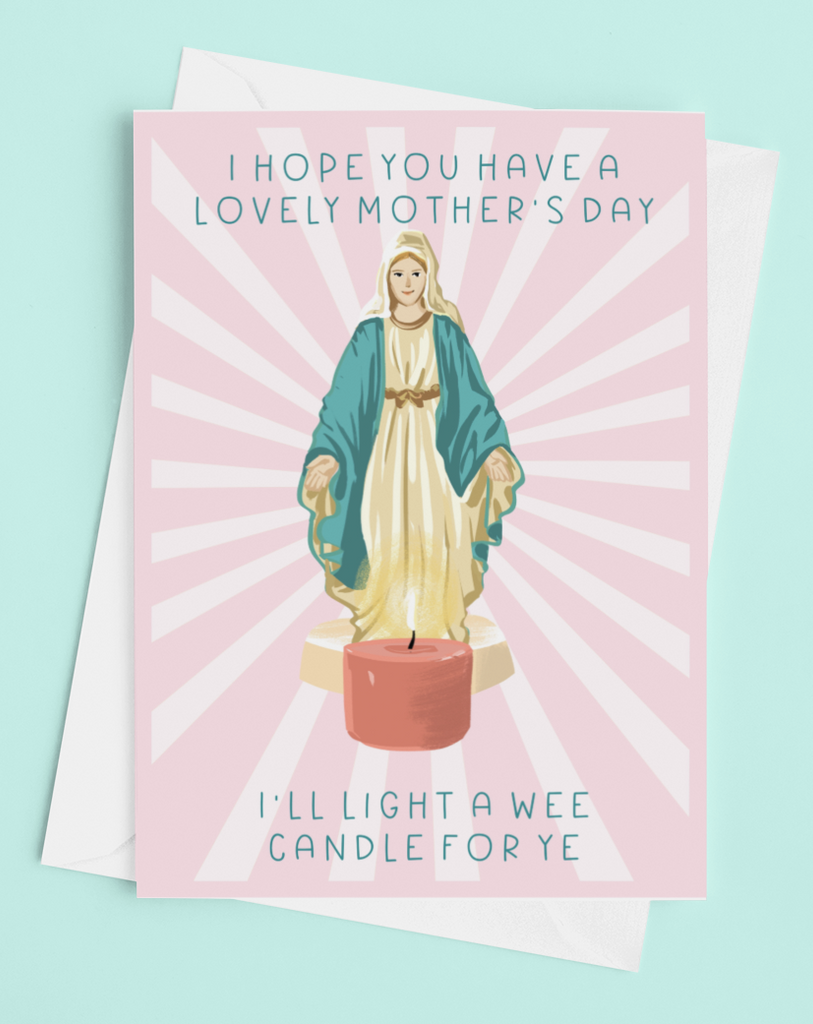 Light a Wee Candle Mother's Day Card