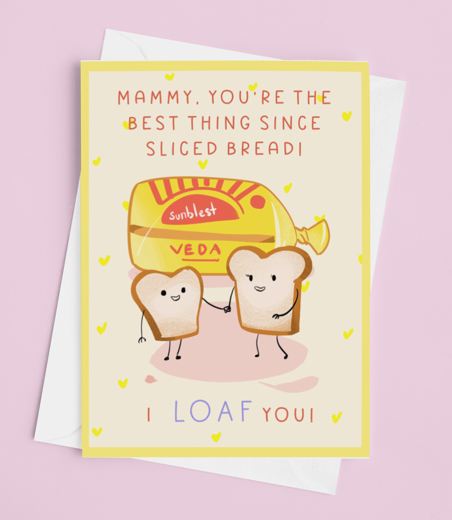 Veda Sliced Bread Mother's Day Card