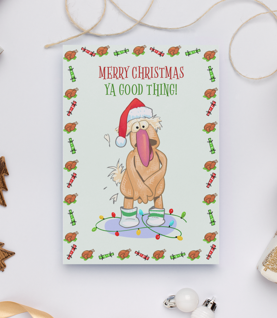 Dustin Turkey Christmas Card