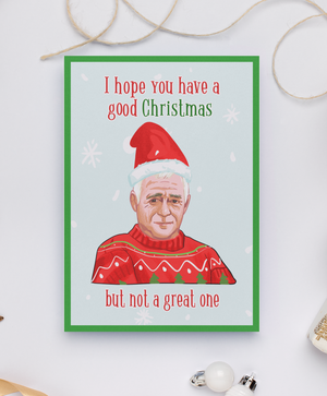 Eamon Dunphy Great Christmas Card