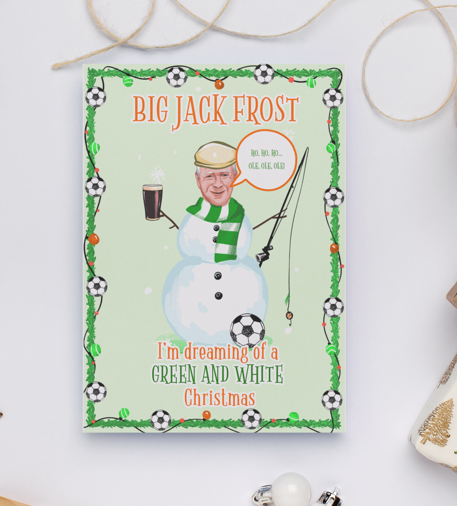 Rep of Ireland - Big Jack Frost Christmas Card