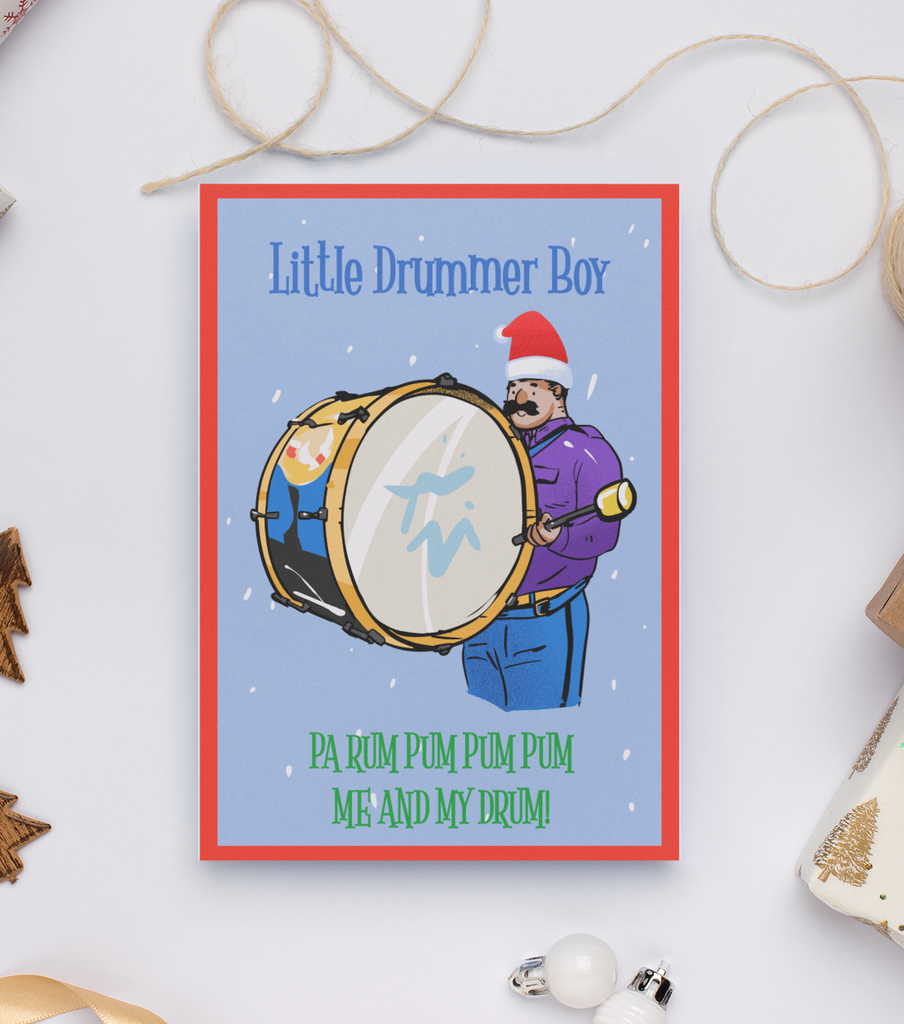 Orange Order Drummer Boy Christmas Card