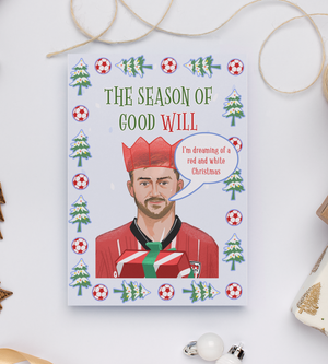 Will Patching Derry City FC Christmas Card