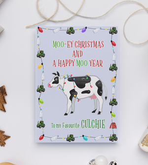 Culchie Mooey Christmas Christmas Card
