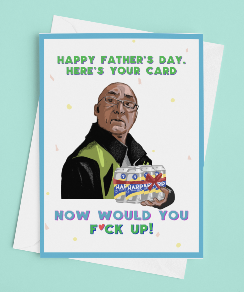 Belfast Bouncer Father's Day Card