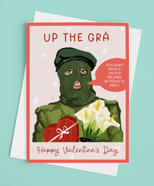 Up the Gra Valentines Day Card