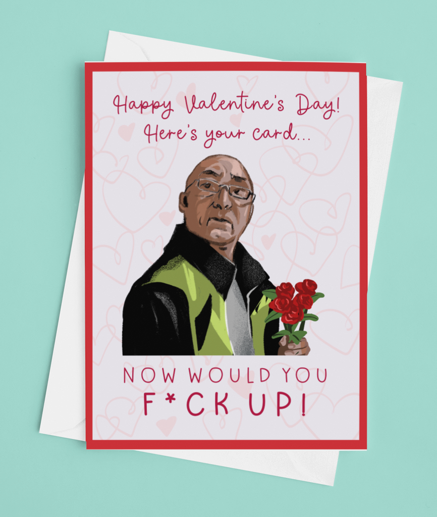 Belfast Bouncer Valentines Day Card