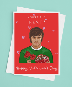 George Best Valentines Day Card