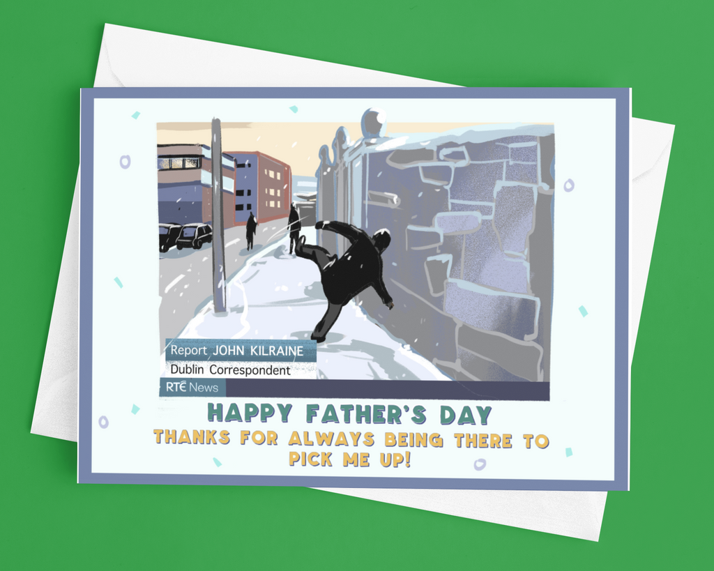 RTE Ice Slip Father's Day Card