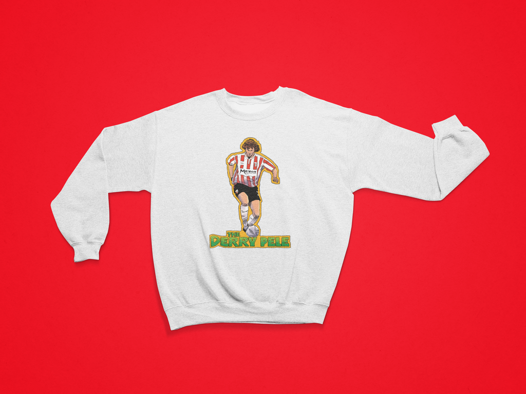 Paddy McCourt 'The Derry Pele' Derry City Sweatshirt/ Hoodie