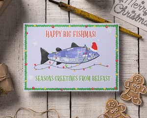 Belfast Big Fishmas Christmas Card