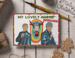 Father Ted My Lovely Horse Reindeer Christmas Card