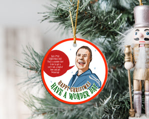 Belfast 'Wonder Day' Meme Christmas Decoration