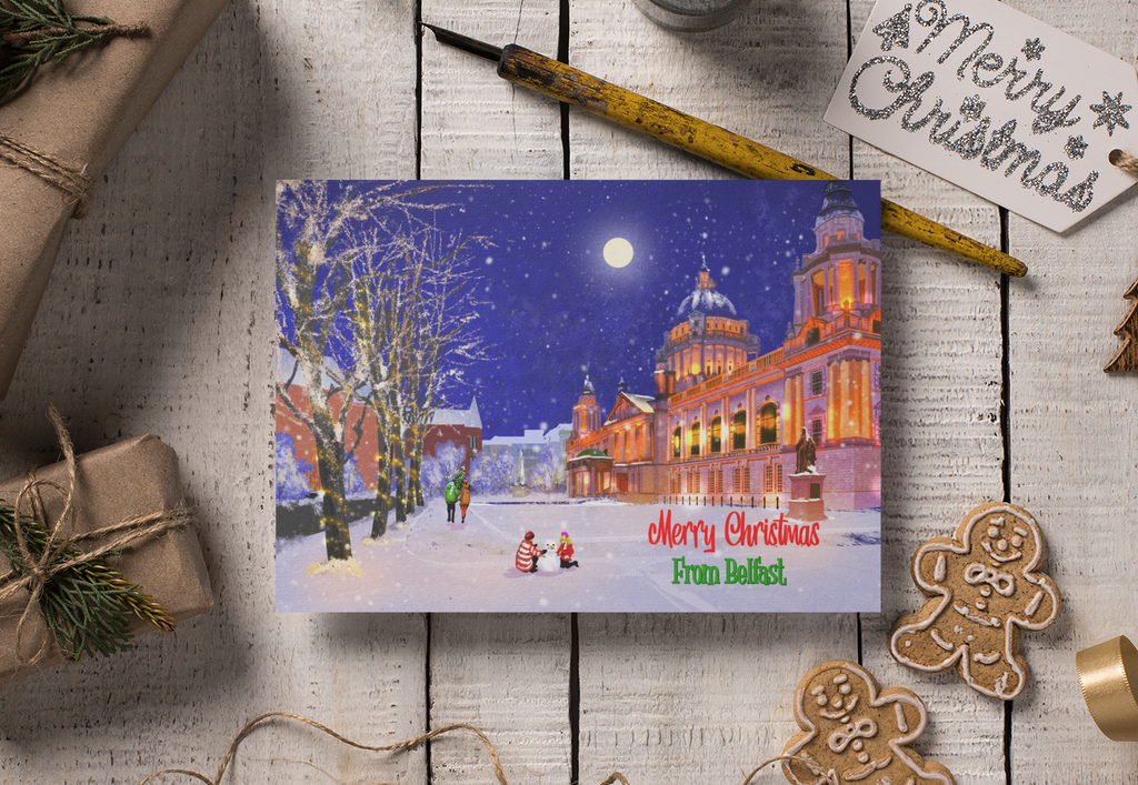 Belfast City Hall Christmas Card 2020
