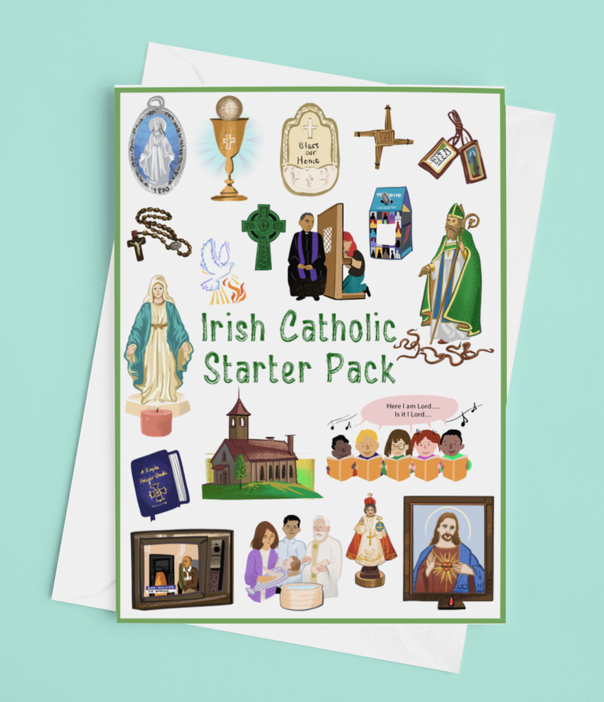 Irish Catholic Starter Kit Greetings Card