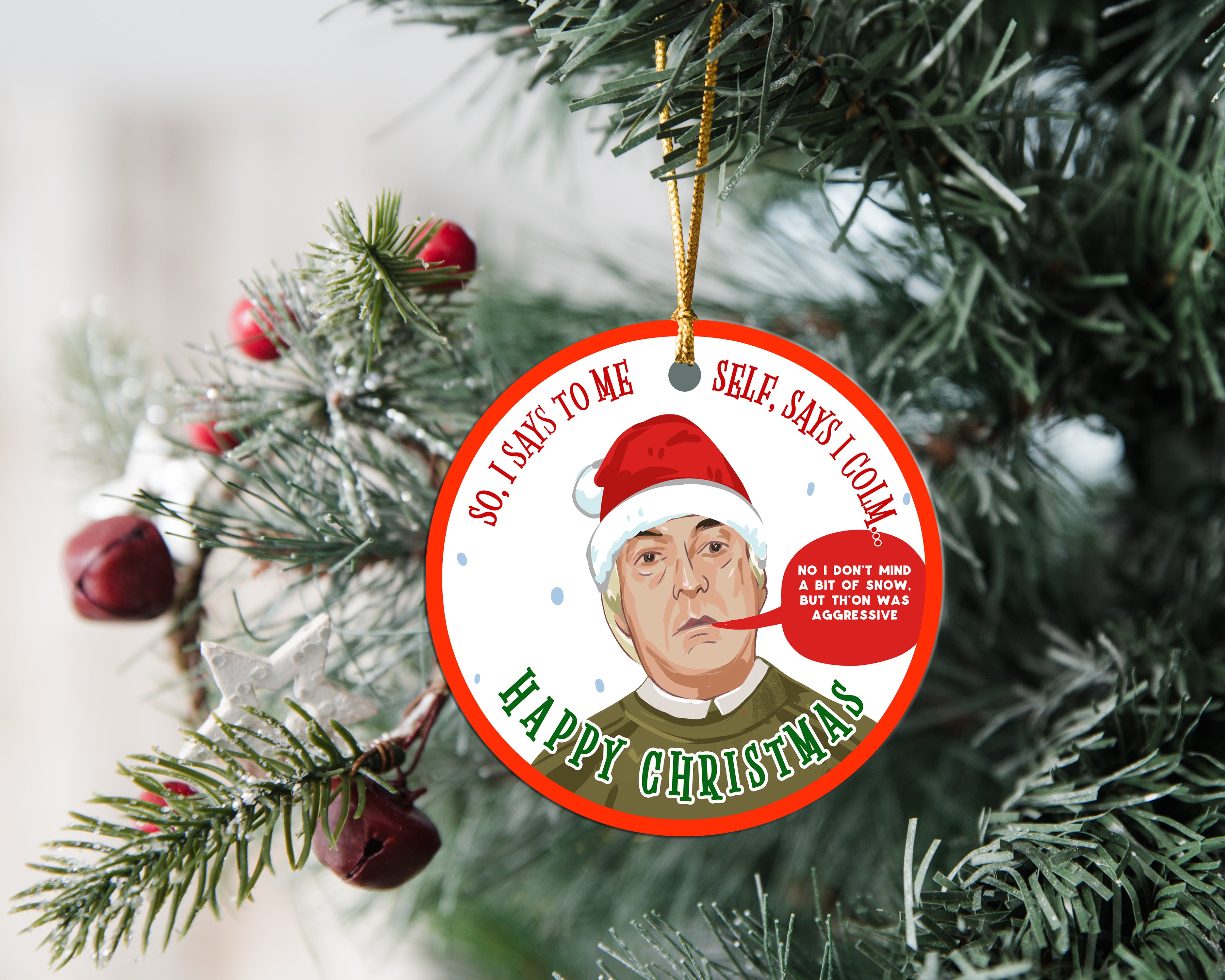 Derry Girls Uncle Colm Christmas Decoration