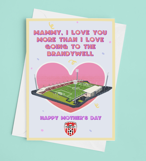 Derry City FC Mother's Day Card
