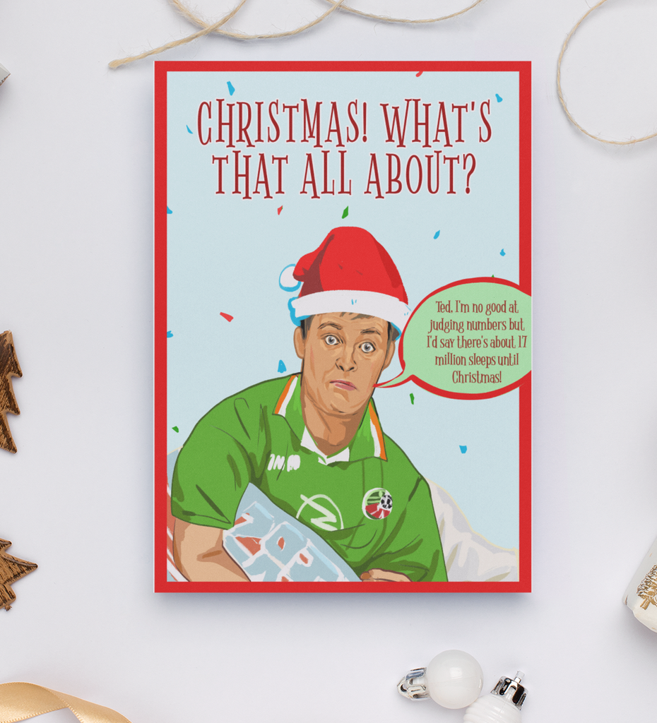 Father Ted 'Father Dougal' Christmas Card