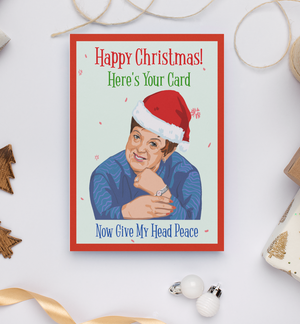 Give My Head Peace 'Ma' Belfast Christmas Card