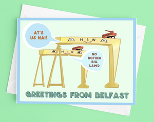 At's Us Nai Belfast Greetings Card