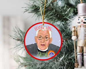 Ian Paisley 'Ulster Says Snow' Christmas Decoration