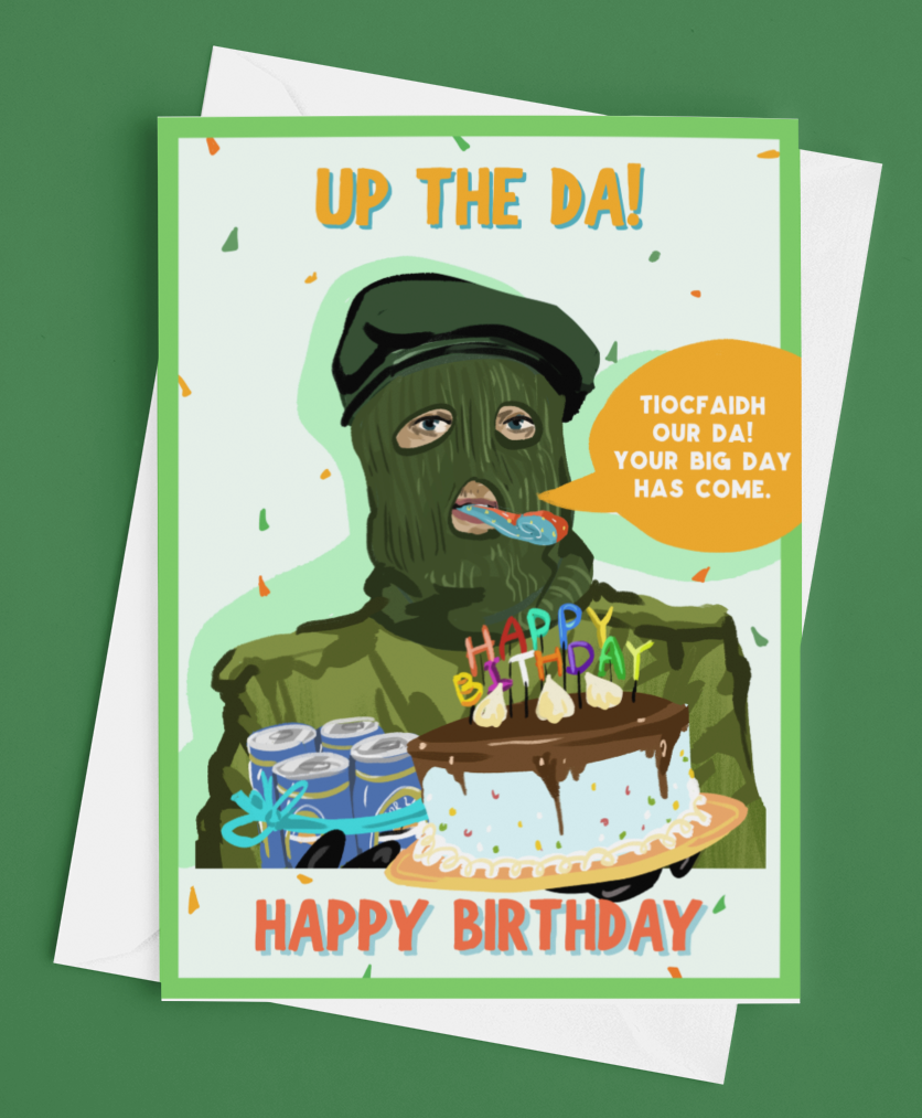 Up the Da Birthday Card