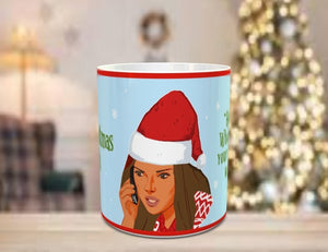 Nadine Coyle Christmas Mug