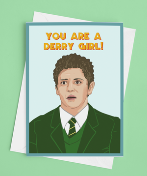 Derry Girls James Greetings Card
