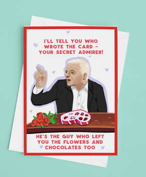 Eamon Dunphy Valentines Day Card