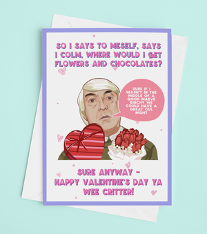 Derry Girls Uncle Colm Valentines Day Card