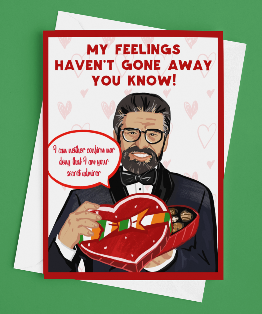 Gerry Adams Valentines Day Card