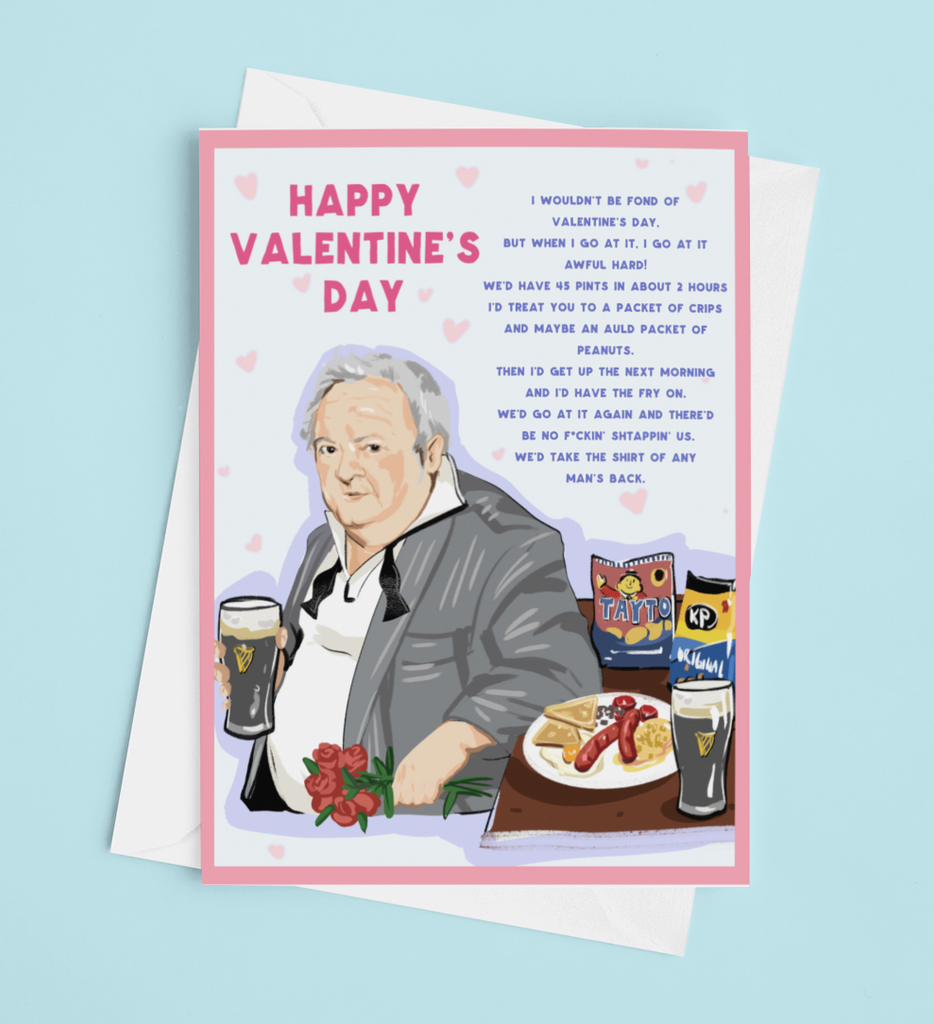 Pintman Paddy Losty Irish Meme Valentines Day Card