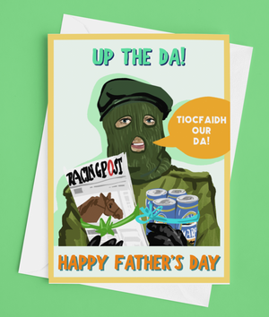 'Up the Da' Father's Day Card