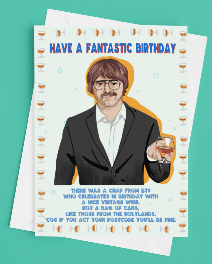 Paddy Raff Birthday Card