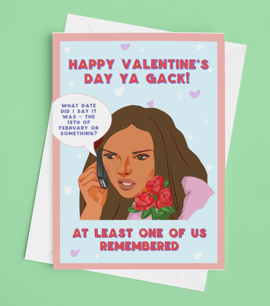 Nadine Coyle Valentines Day Card