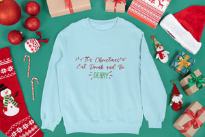 'It's Christmas! Eat, Drink & Be Derry' Derry Christmas Christmas Jumper