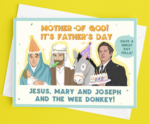 Ted Hastings 'Jesus, Mary & Joseph and The Wee Donkey' Father's Day Card