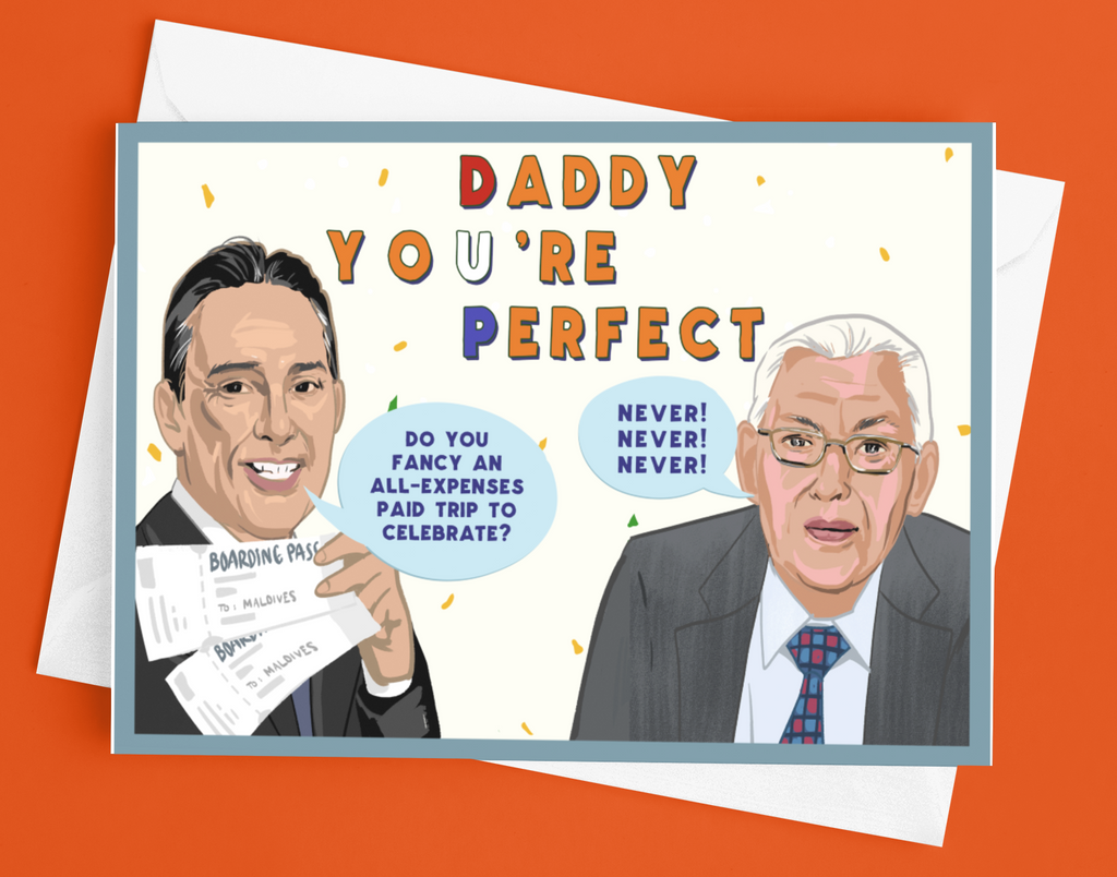 Ian Paisley DUP Father's Day Card