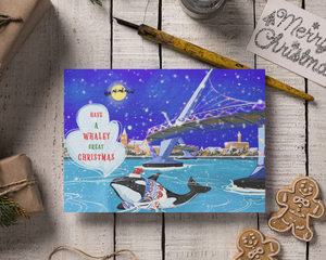 Have a Whaley Great Christmas (Dopey Dick) Christmas Card